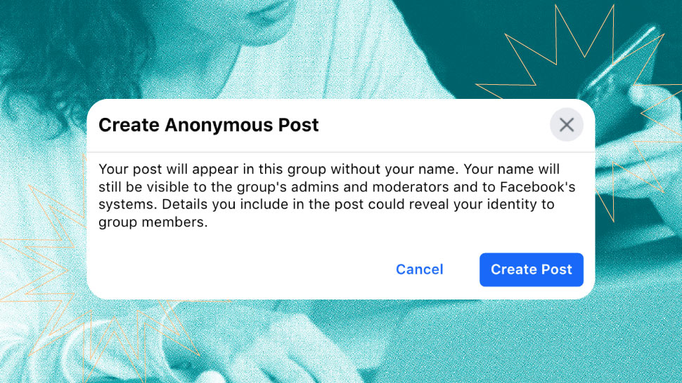 how to post anonymously on facebook